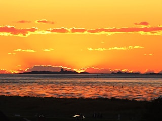 Insel Neuwerk in der Abendsonne