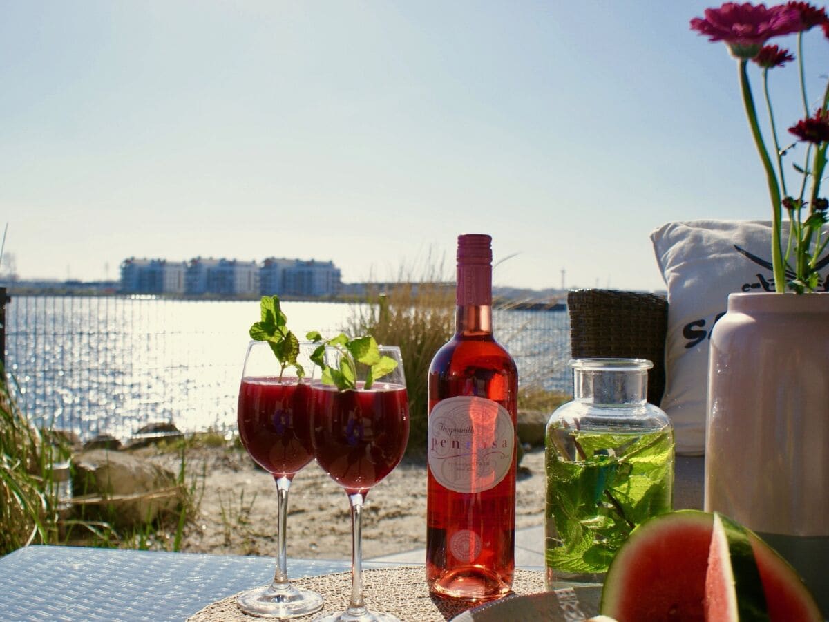 Abendstimmung auf der Terrasse