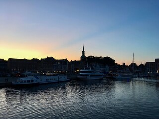 Kappeln bei Nacht