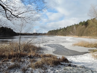 Badestelle im Winter