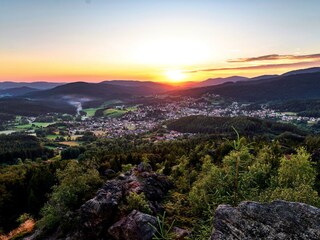 Fantastischer Blick vom Silberberg auf Bodenmais
