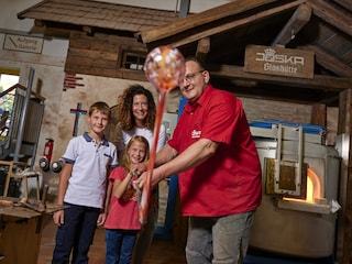 Glasbläser-Tradition bei JOSKA in Bodenmais