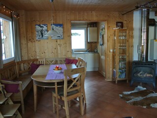 dining room & kitchen