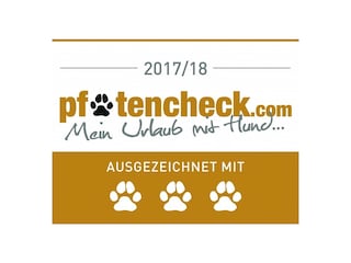 Auszeichnung für Urlaub mit Hund in unserem Fewo-Dorf