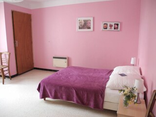 The pink bedroom