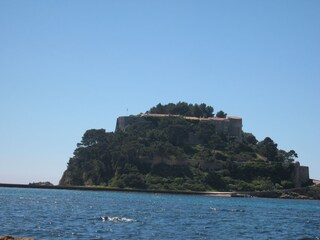 The Fort de Bregancon on the coast