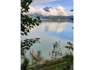 Blick vom Ruhebänkchen