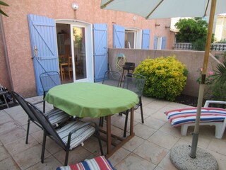 Frontansicht Südwest-Terrasse