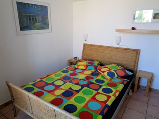 Schlafzimmer mit Balkon