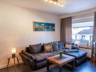 Wohn-/Schlafbereich mit offener Küche