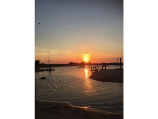 Nordsee Lagune am Abend