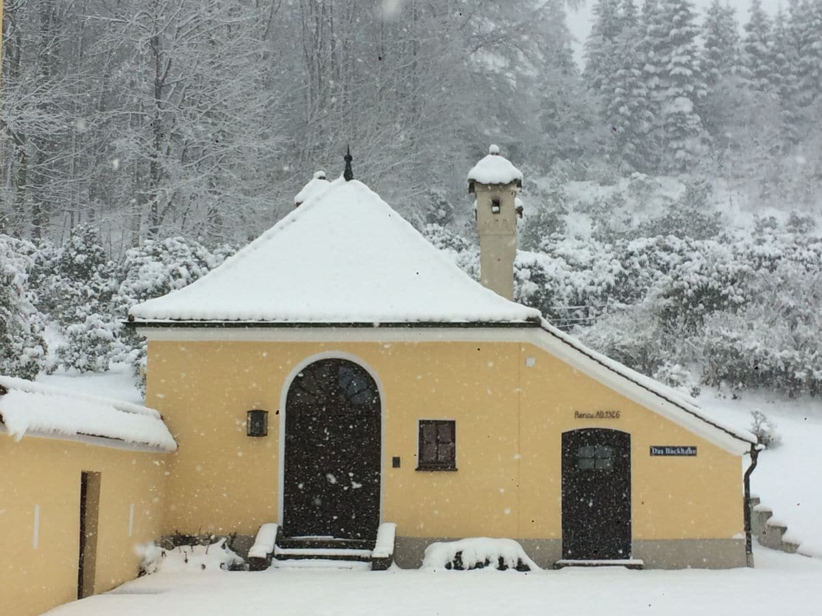 Das Backhaus im Winter