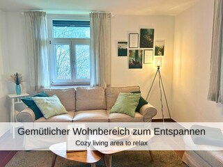 Gemütlicher Wohnbereich zum Entspannen