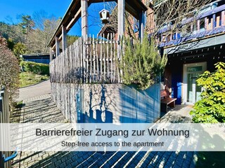 Barrierefreier Zugang zur Wohnung