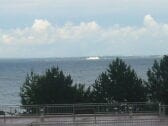 Blick vom Balkon auf die Ostsee