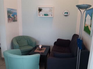 Blick ins Wohnzimmer