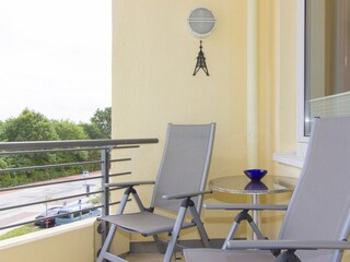 Überdachte Ost-Loggia