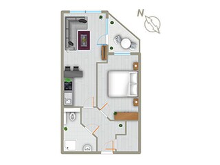 Appartement de vacances Döse Plan d'étage 14