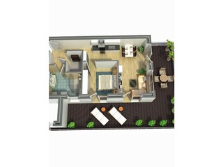 Ferienwohnung Büsumer Deichhausen Grundriss 9