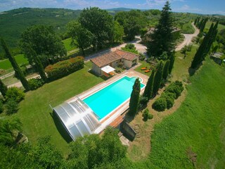 Villa Fratta Todina Grabación al aire libre 9