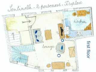 Vakantieappartement Riquewihr Grondplan 22