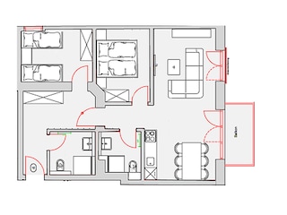 Ferienwohnung Westerland Grundriss 27