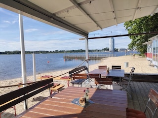 Louisenbad Blick auf den Wikingturm