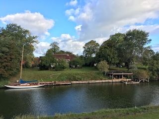 Blick auf's Grundstück