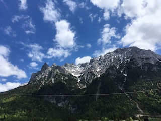 Blick vom Balkon