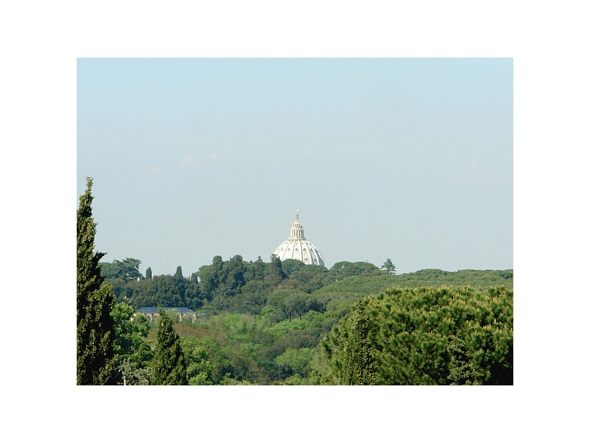 Mit Blick auf den Petersdom