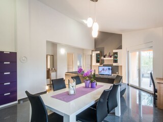 Spacious and sun lit dining room