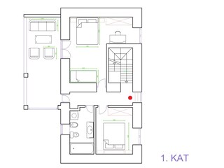 Casa per le vacanze Juršići Pianta del piano 36