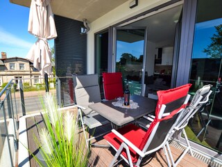 gemütlicher Balkon