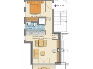 Ferienwohnung Glowe Grundriss 16