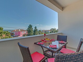 Balkon mit Meerblick