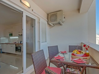 Balkon mit Meerblick