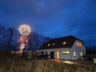 Silvester im Windlicht