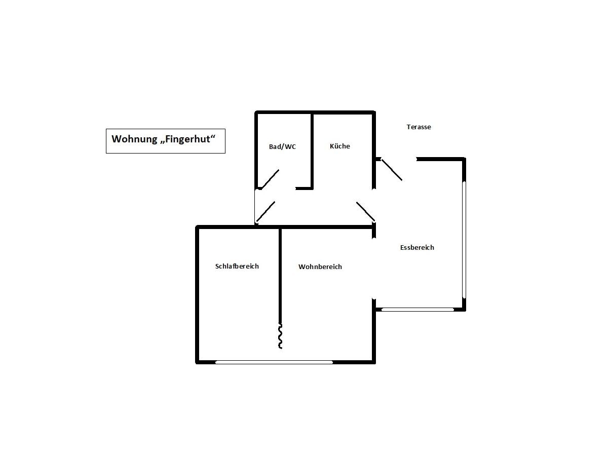 Apartamento de vacaciones Hahnenklee Plano de planta 1