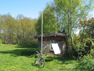 Garten mit Schuppen