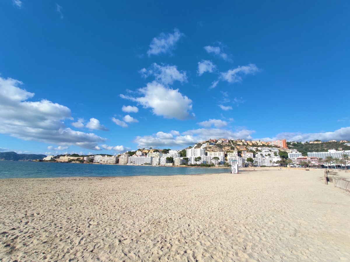 Strand in Santa Ponsa im Winter