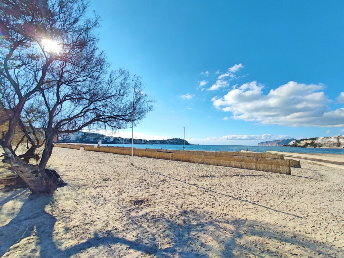 Strand von Santa Ponsa im Winter