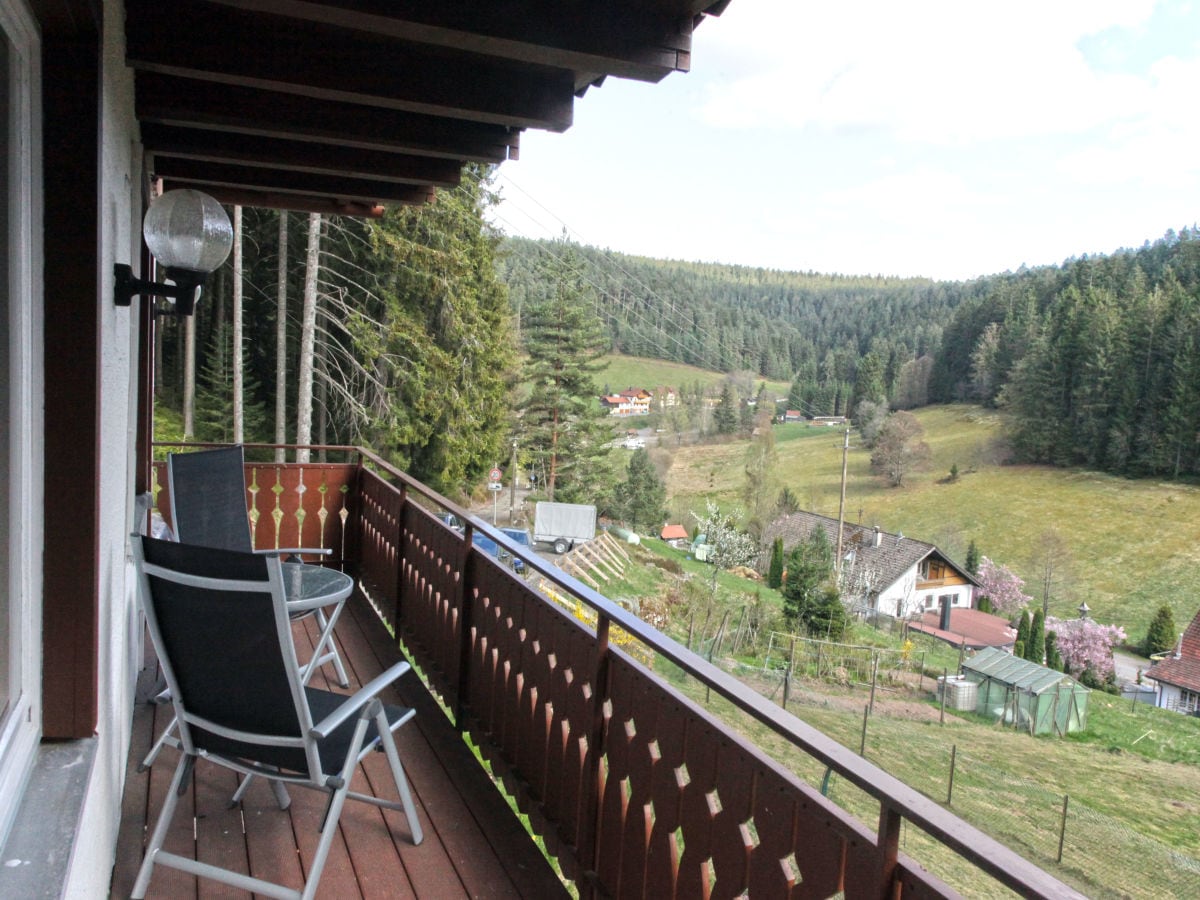 Blick vom Balkon