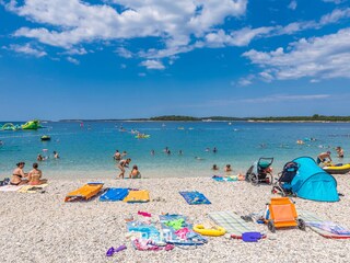 der Strand, kristallklares Meer