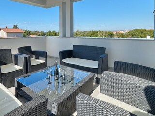 Zweite Terrasse im 1. Stock