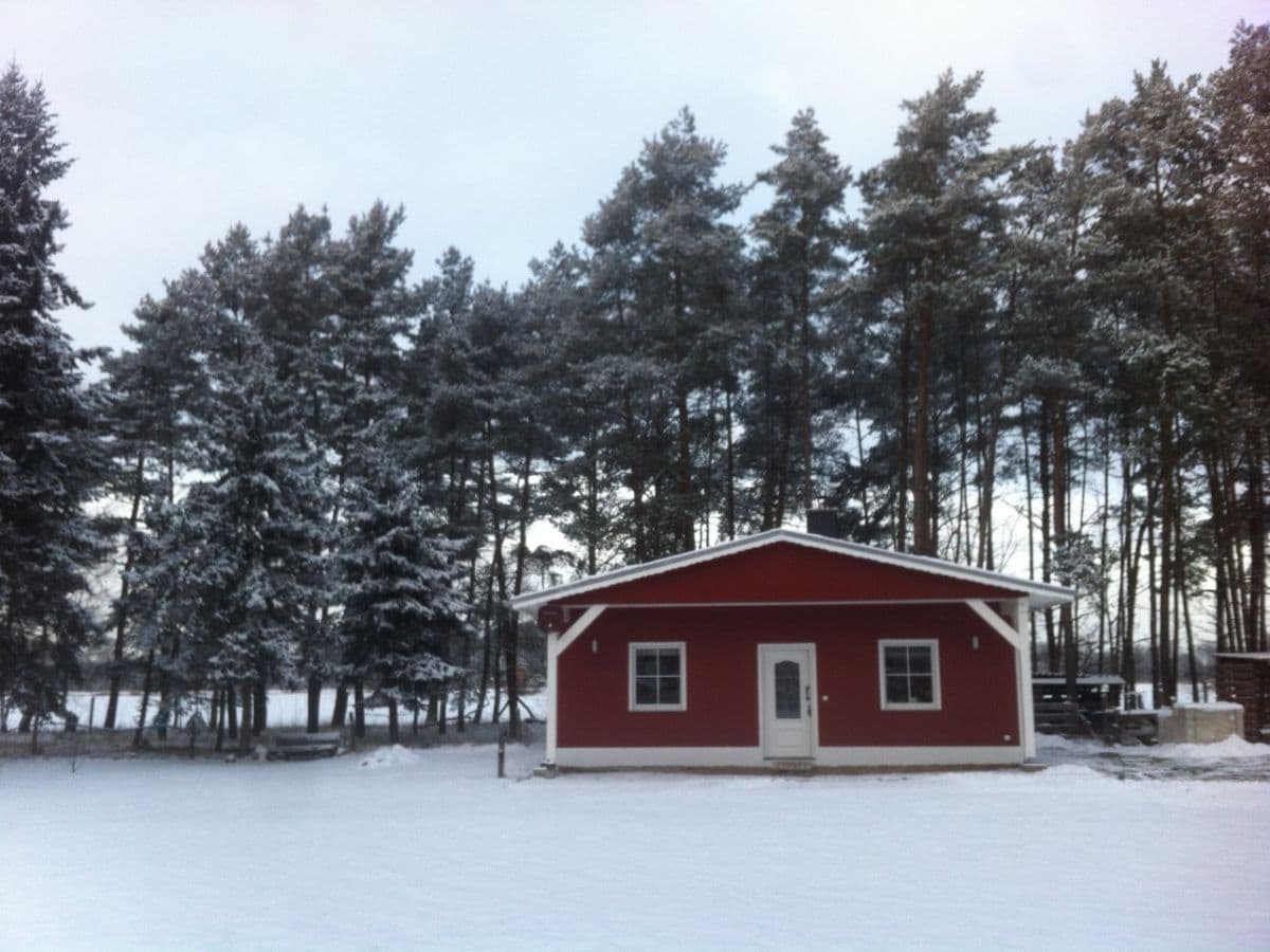 Schwedenhaus im Winter