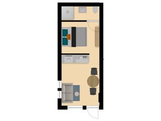 Appartamento per vacanze Zandvoort Pianta del piano 18