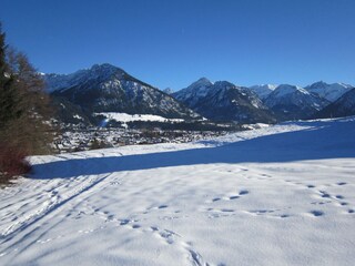 Blick vom "Jauchen" nach Oberstdorf