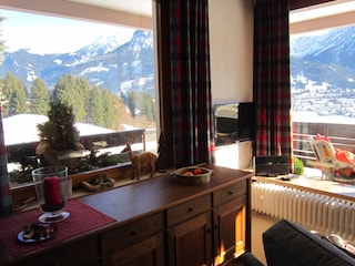 von jeder Position die Berge vor Augen