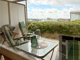 Meerblick von der Terrasse