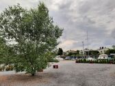 View of the harbour from the seating area